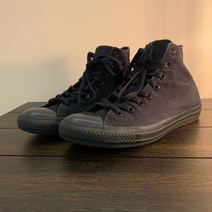 Black high top Converse
